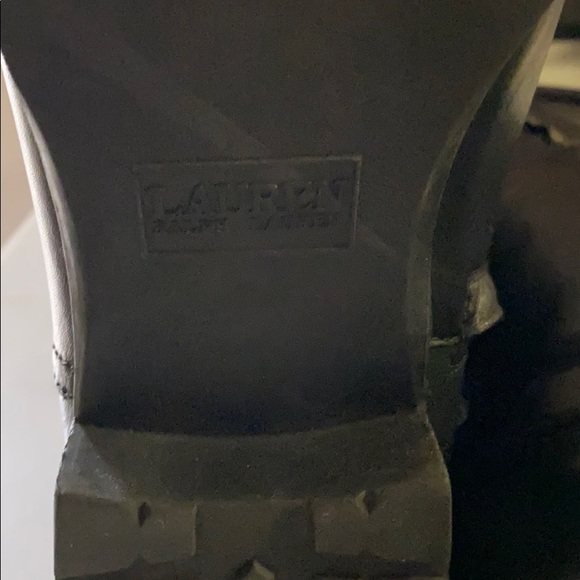 Ralph Lauren Tall Black Boots 10 - Picture 5 of 8